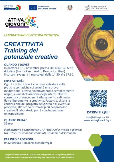 Creatività: Training del potenziale creativo - Udine - Enaip FVG
