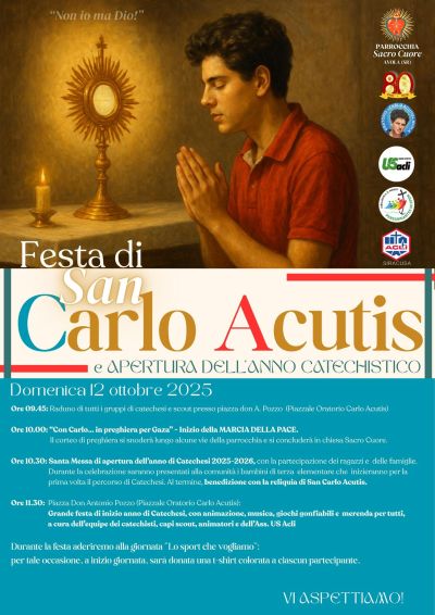Festa di San Carlo Acutis - Avola (SR) - Acli Siracusa (SR)