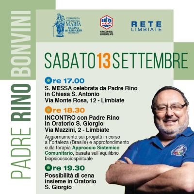 Padre Rino Bonvini - Limbiate (MI) - Circolo Acli Limbiate (MI)