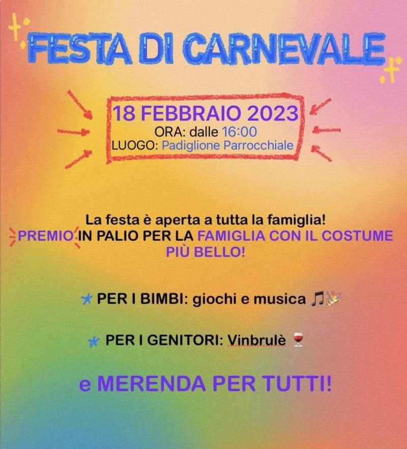 Festa di Carnevale - Circolo Acli San Piero (PI)