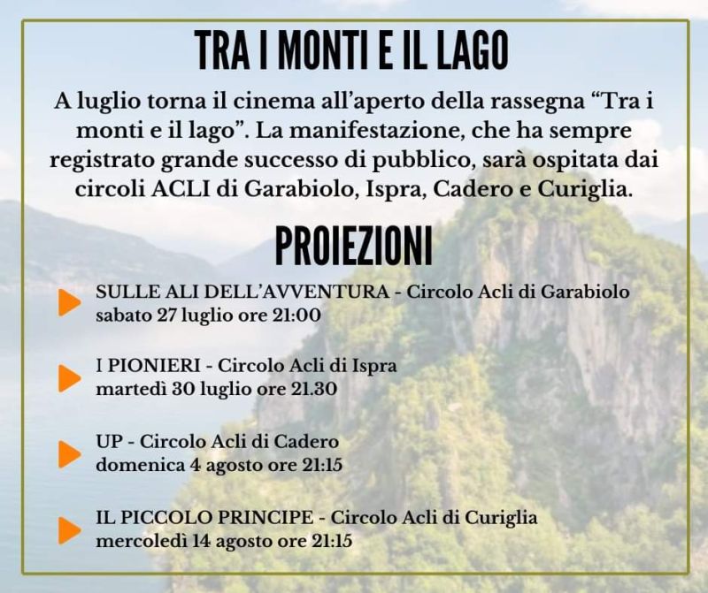 Tra i monti e il lago: Il piccolo principe - Circolo Acli Curiglia (VA)