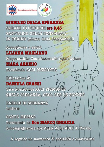 Giubileo della Speranza - Torino - Coordinamento Donne Acli Piemonte