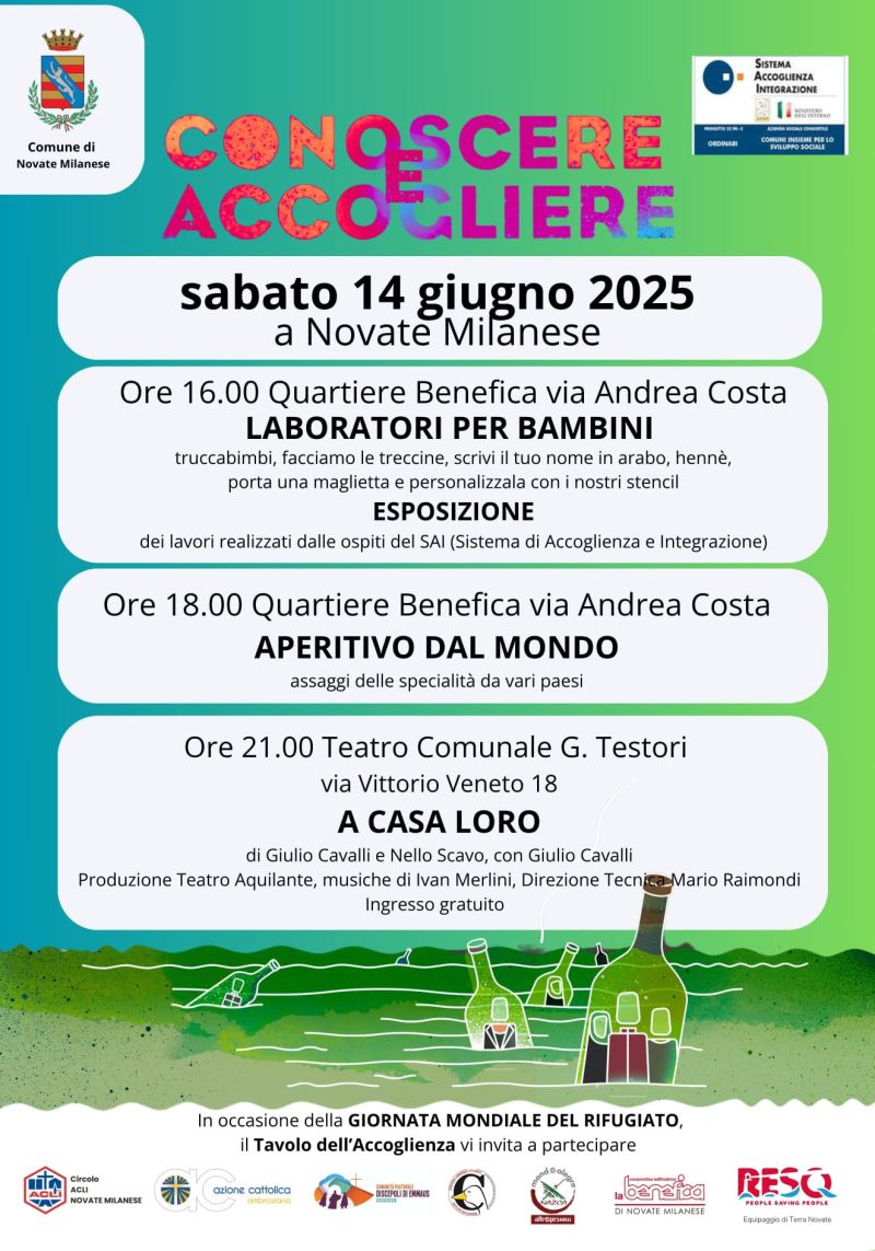 Conoscere e accogliere - Novate Milanese (MI)- Circolo Acli Novate Milanese (MI)