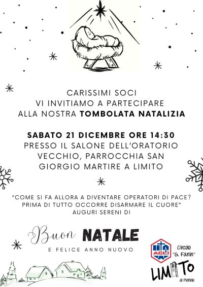 Tombolata Natalizia - Circolo Acli Limito di Pioltello (MI)
