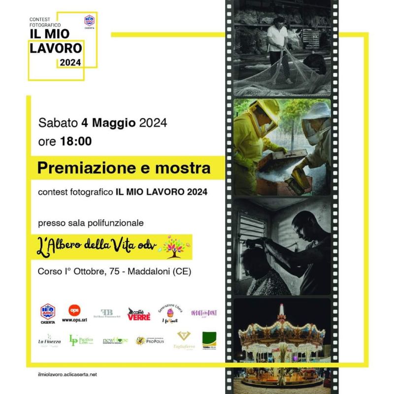Contest fotografico "Il mio lavoro": Premiazione e mostra - Acli Caserta (CE)