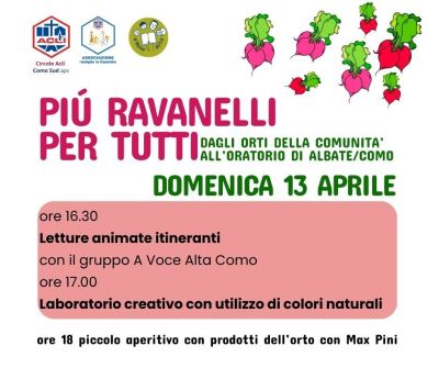Più ravanelli per tutti - Circolo Acli Como Sud (CO)