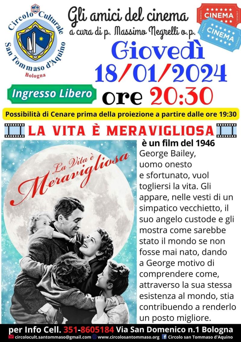 La vita è meravigliosa - Circolo Acli San Tommaso d&#039;Aquino (BO)