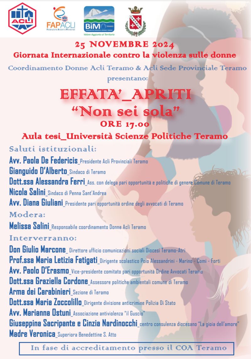 Non sei sola - Acli Teramo (TE)