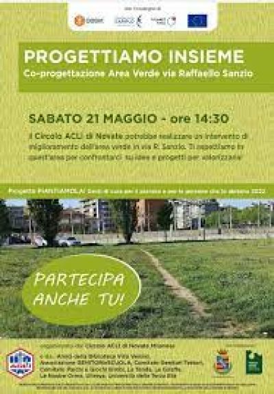 Coprogettazione area verde in via Raffaello Sanzio - Circolo ACLI Novate Milanese (MI)