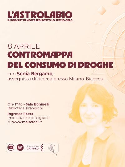 CONTROMAPPA DEL CONSUMO DI DROGHE, CON SONIA BERGAMO - BERGAMO - ACLI BERGAMO