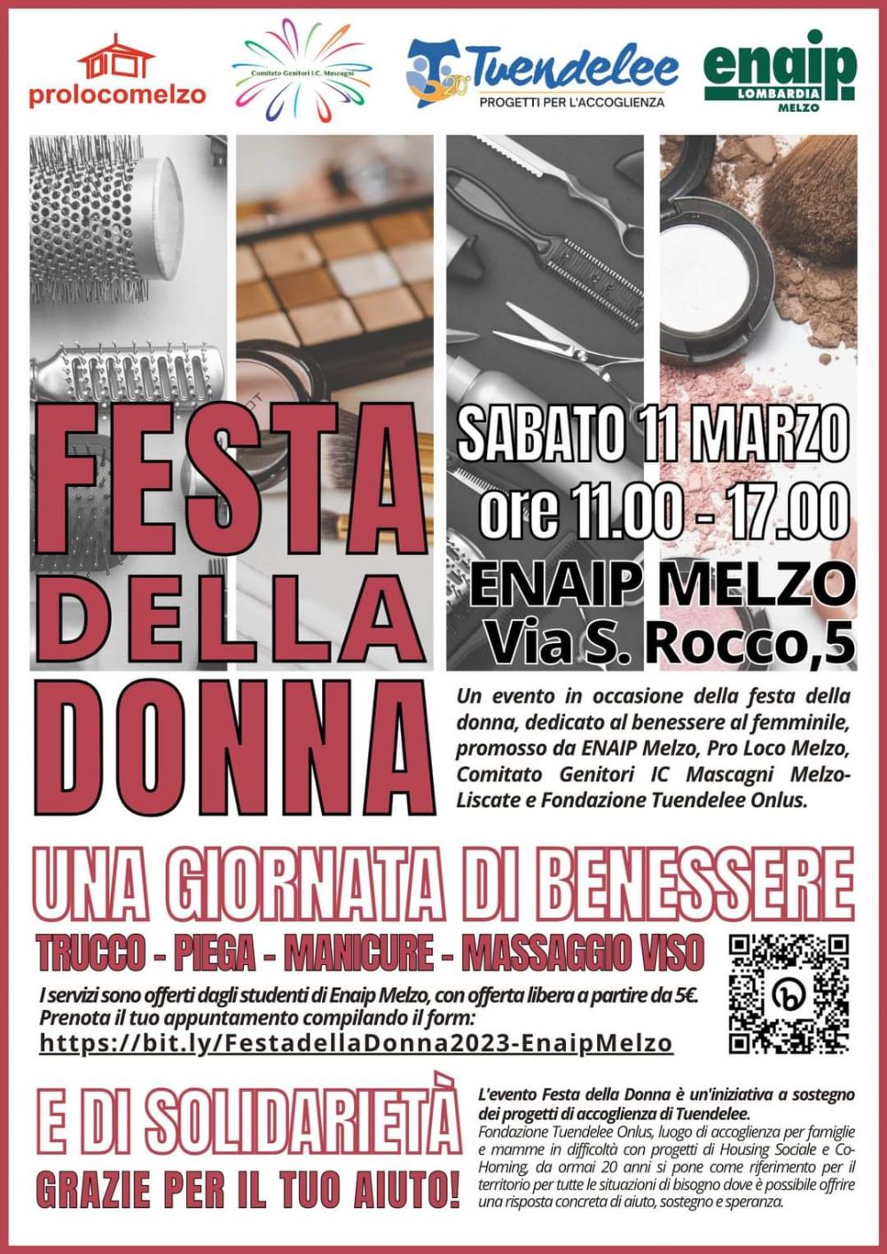 Festa della Donna: Una giornata di benessere - Enaip Melzo (MI)