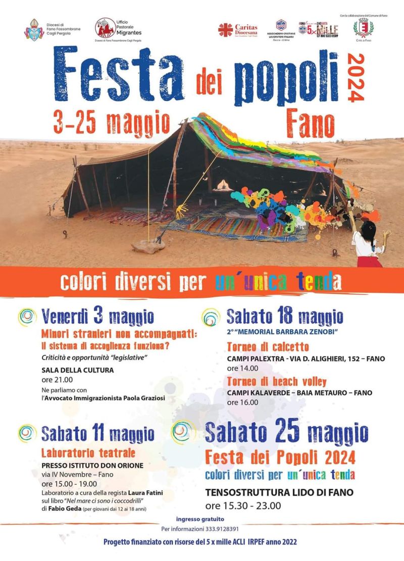 Festa dei Popoli 2024 - Acli Pesaro Urbino (PU)