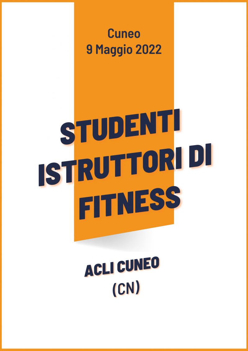 Studenti istruttori di fitness - ACLI Cuneo (CN)