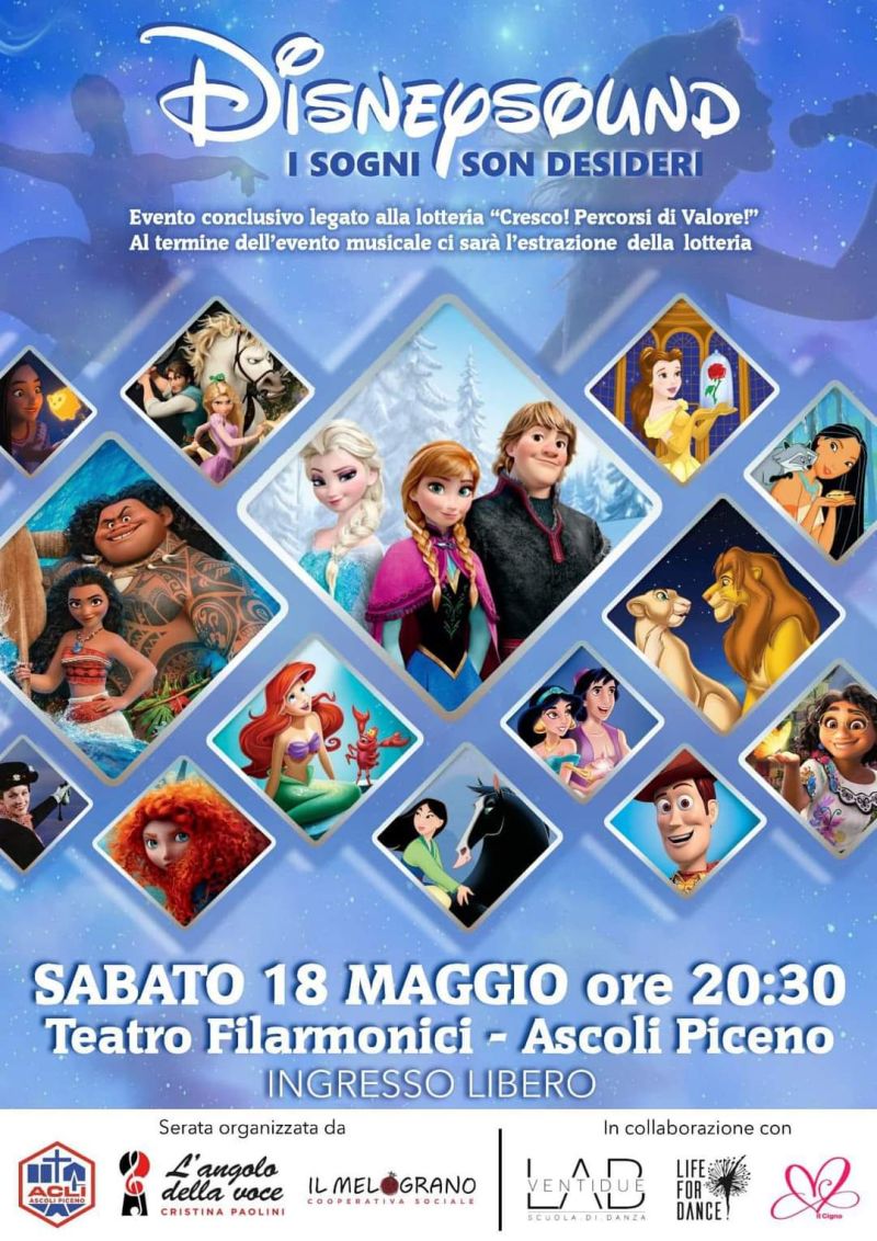 Disneysound: I sogni son desideri - Acli Ascoli Piceno (AP)