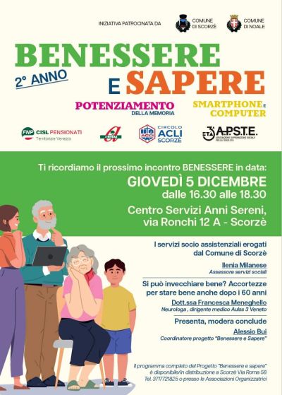 Benessere e sapere - Circolo Acli Scorzè (VE)