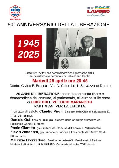 80° Anniversario della Liberazione - Acli Padova (PD)