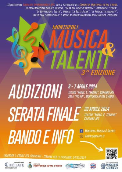 Montopoli Musica &amp; Talent - Acli Pisa e Lucca (PI)