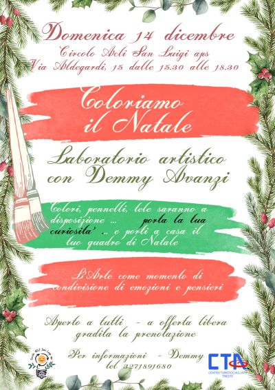 Coloriamo il Natale - Trieste - Circolo Acli San Luigi e CTA Trieste (TS)