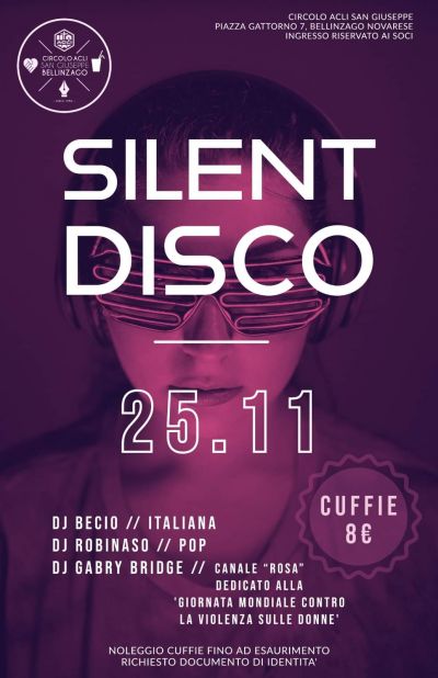Silent disco - Circolo Acli Bellinzago (NO)