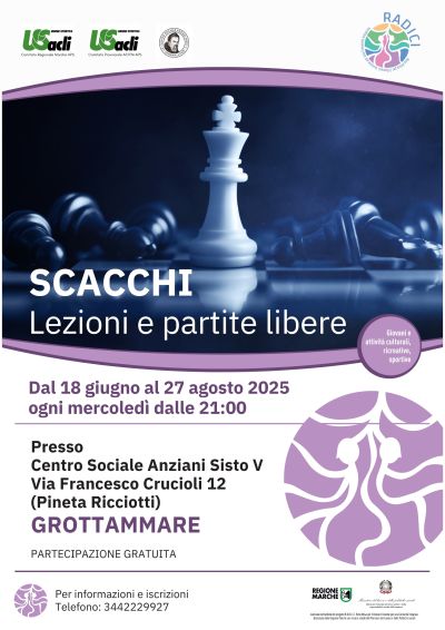 Scacchi: Lezioni e partite libere - Grottamare (AP) - US Acli Marche