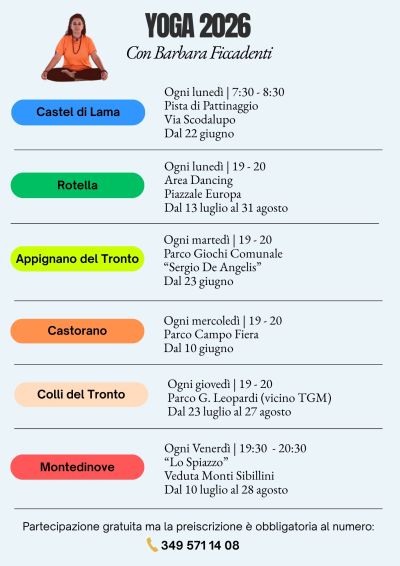YOGA 2026 - US ACLI MARCHE