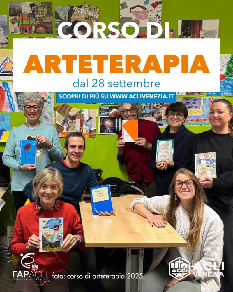 CORSO DI ARTETERAPIA - 6 LEZIONI A PARTIRE DAL 28 SETTEMBRE - VENEZIA (VE) - FAP ACLI VENEZIA