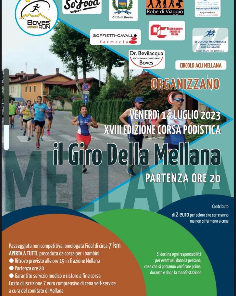 Il Giro della Mellana - Circolo Acli Mellana Boves (CN)