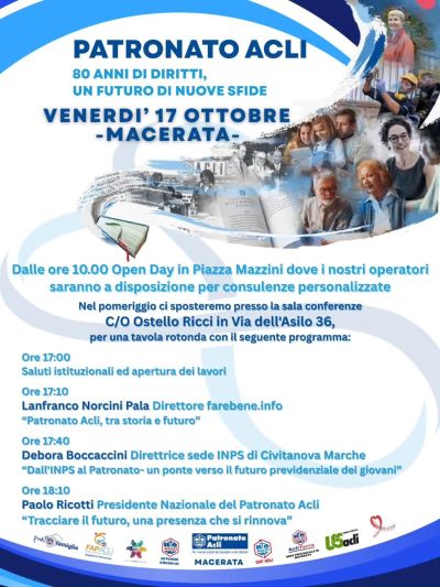 80 anni di diritti, un futuro di nuove sfide - Macerata - Patronato Acli Macerata (MC)
