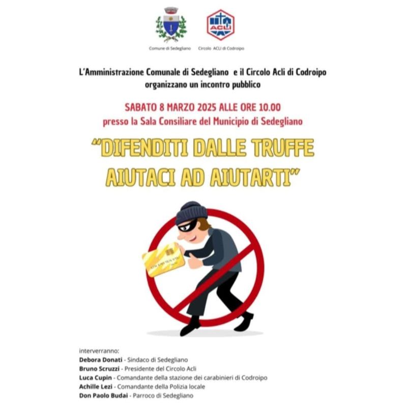 Difenditi dalle truffe - Codroipo (UD) - Circolo Acli Codroipo (UD)