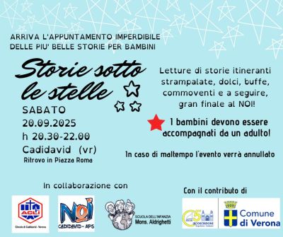 Storie sotto le stelle - Cadidavid (VR) - Circolo Acli Cadidavid (VR)
