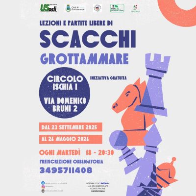Lezioni e partite libere di scacchi - Grottamare - US Acli Marche