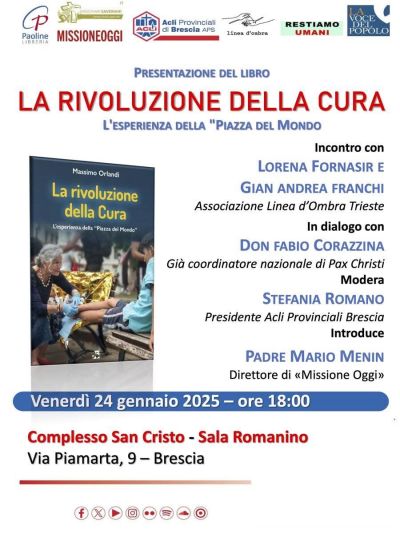 Presentazione del libro "La rivoluzione della cura" - Acli Brescia (BS)