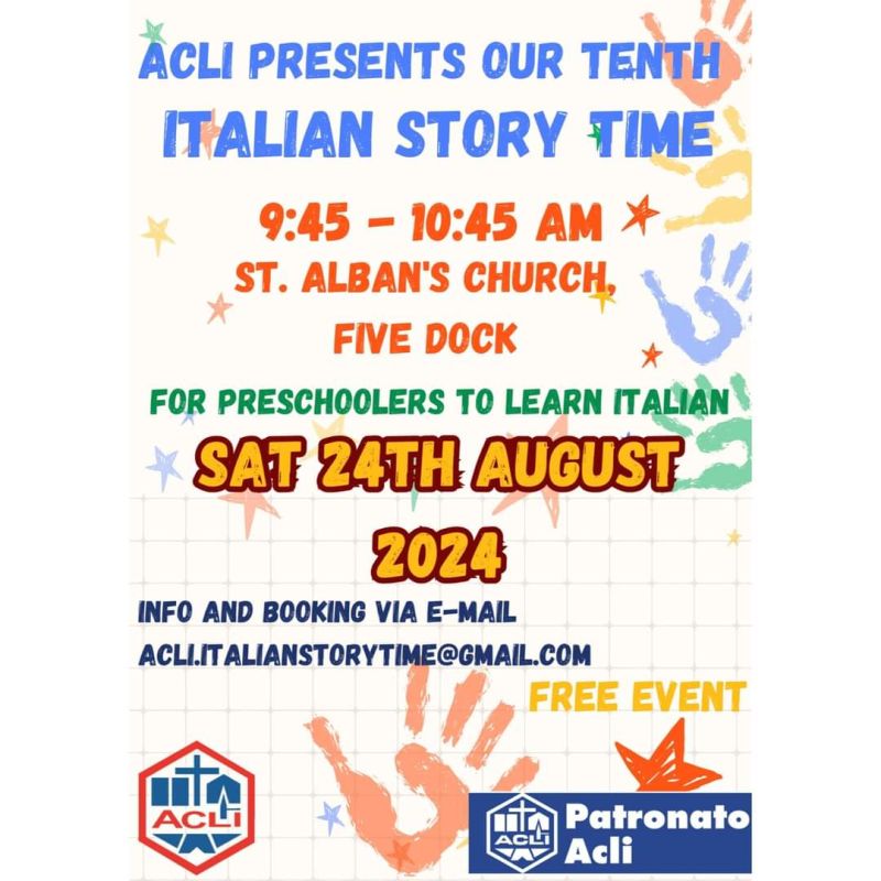 Italian Story Time - Acli Australia