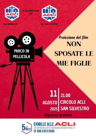 Proiezione film "Non sposate le mie figlie" - San SIlvestro (AN) - Circolo Acli San Silvestro (AN)