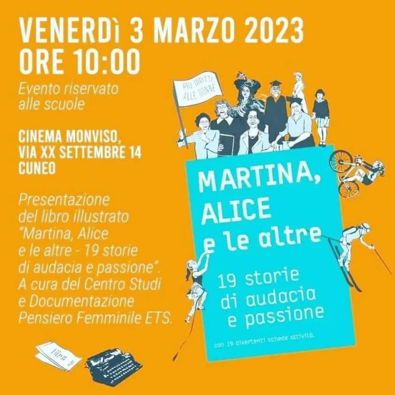 Presentazione del libro illustrato &quot;Martina, Alice e le altre - 19 storie di audacia e passione&quot; - Enaip Como (CO)