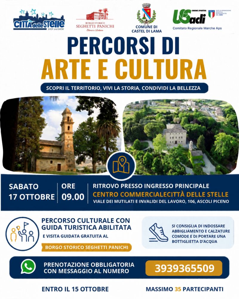 PERCORSI DI ARTE E CULTURA - ASCOLI PICENO - US ACLI MARCHE