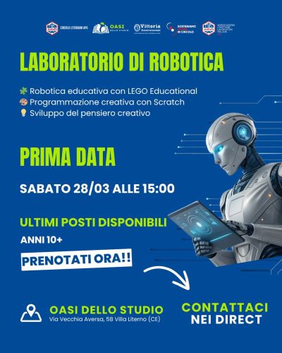 LABORATORIO DI ROBOTICA - VILLA LITAERNO (CE)