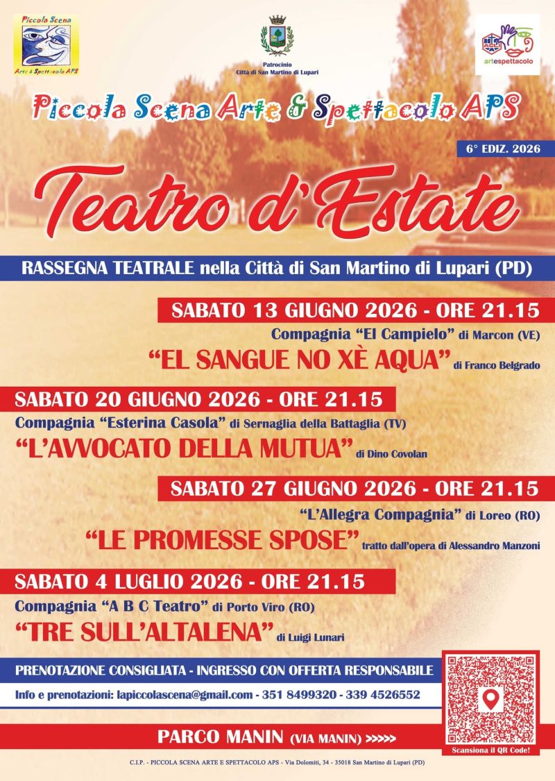 TEATRO D'ESTATE - SAN MARTINO DI LUPARI (PD)