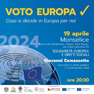 Voto Europa: Solidarietà Europea e Diritti Sociali - Acli Padova (PD)