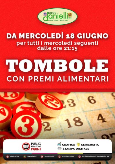 Tombole con premi alimentari - Buti (PI) - Circolo Acli Buti (PI)