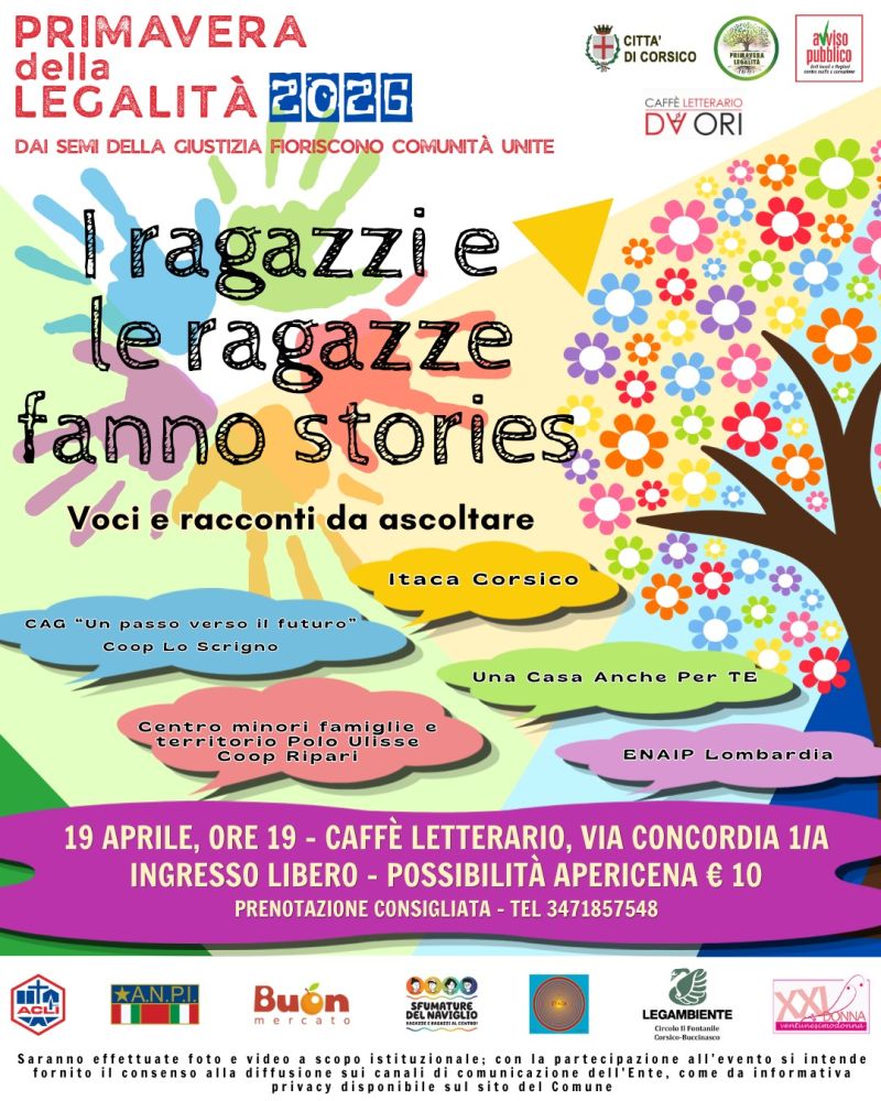 I RAGAZZI E LE RAGAZZE FANNO STORIES - CORSICO