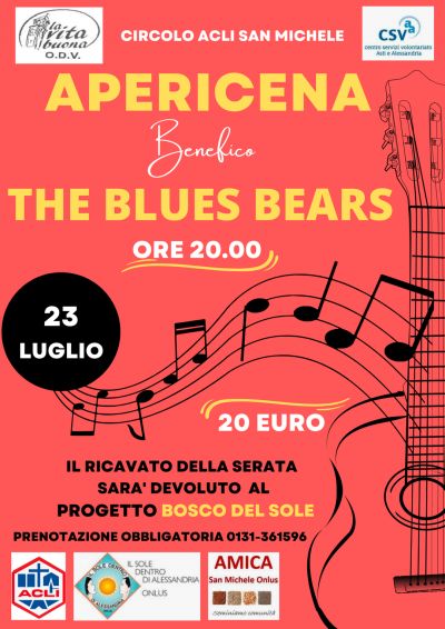 Apericena The Blues Bears - Circolo Acli San Michele (AL)
