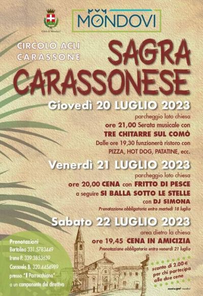 Sagra Carassonese - Circolo Acli Carassone (CN)
