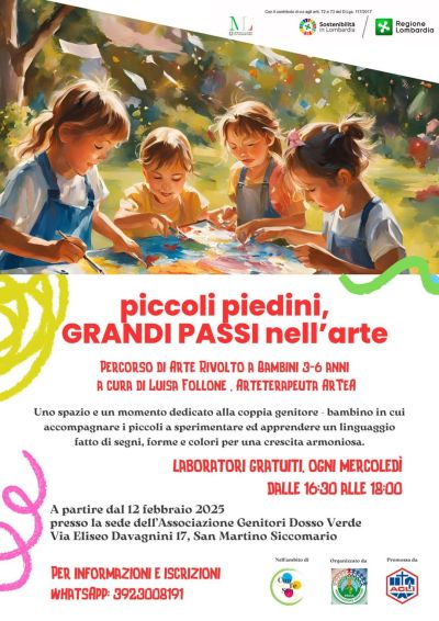 Piccoli piedini, grandi passi nell'arte - Acli Pavia (Pavia)