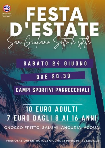 Festa d&#039;estate - Circolo Acli Saliceta San Giuliano (MO)