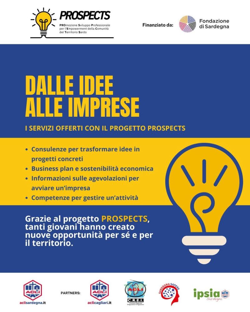 Dalle Idee alle Imprese - Acli Sardegna