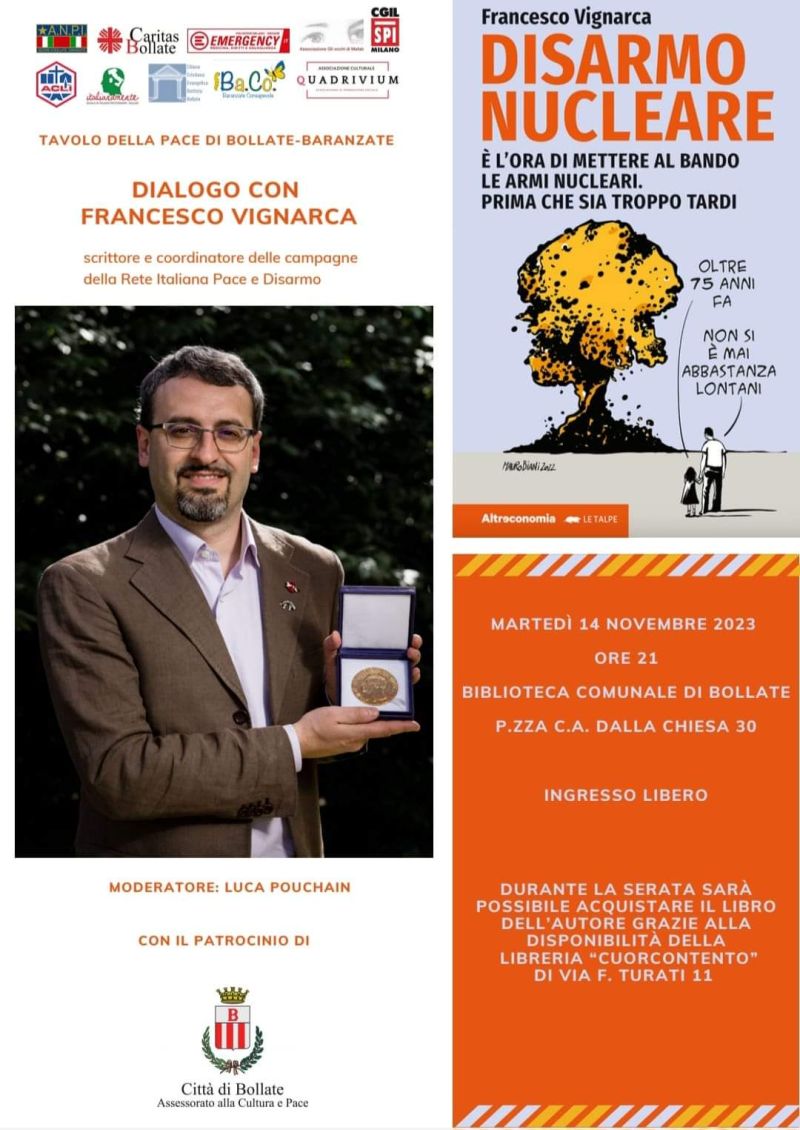 Dialogo con Francesco Vignarca - Circolo Acli Bollate (MI)