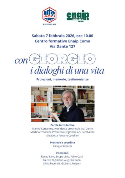 CON GIORGIO I DIALOGHI DI UNA VITA - ACLI COMO APS (CO) - ENAIP LOMBARDIA