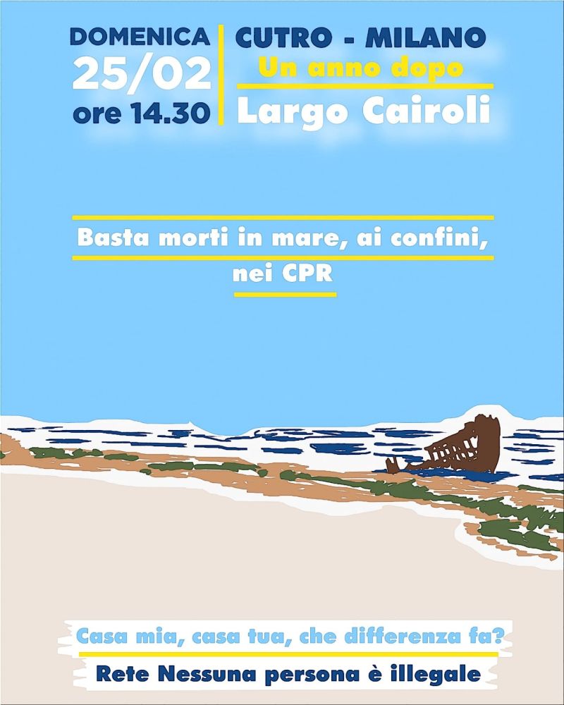 Basta morti in mare, ai confini, nei CPR - Acli Milano (MI)