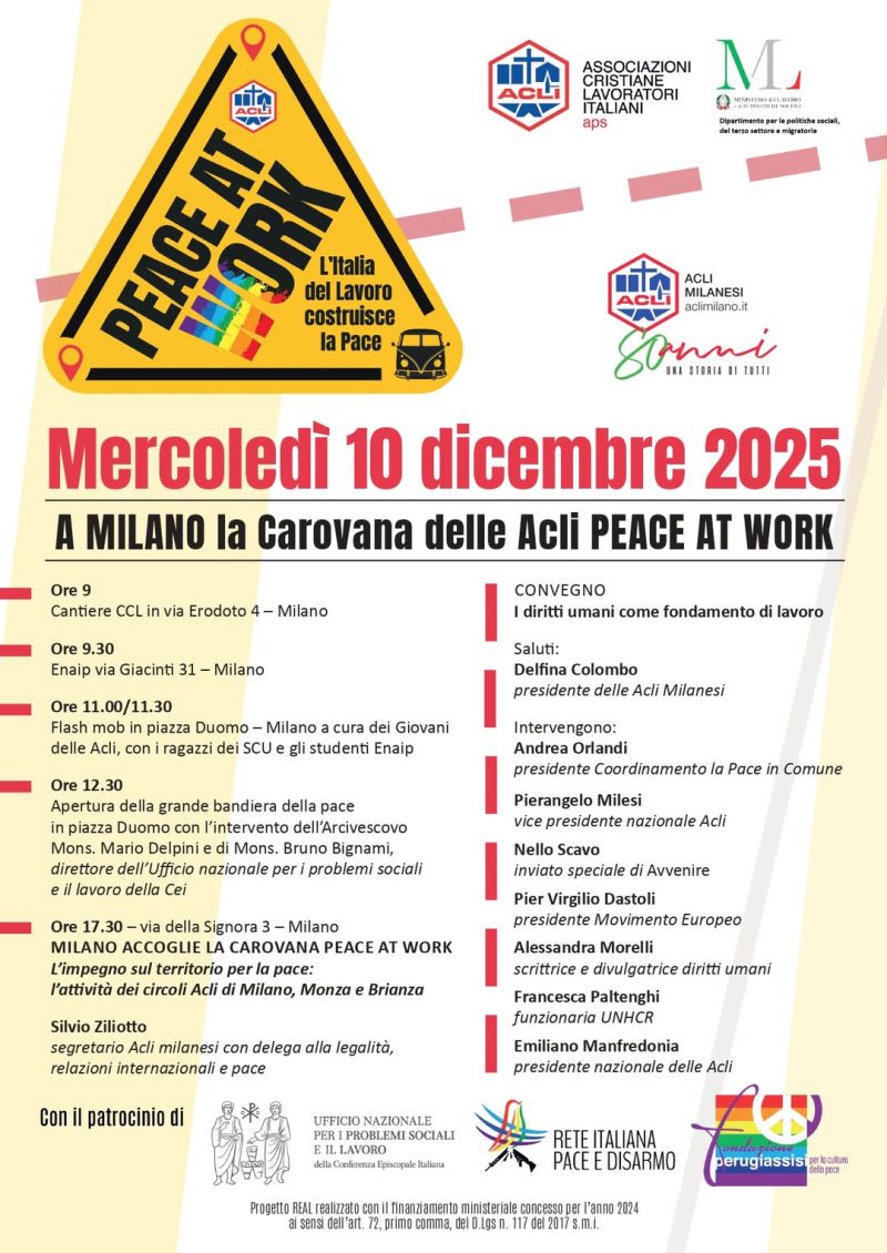 Carovana della Pace - Milano - Acli Milano (MI)